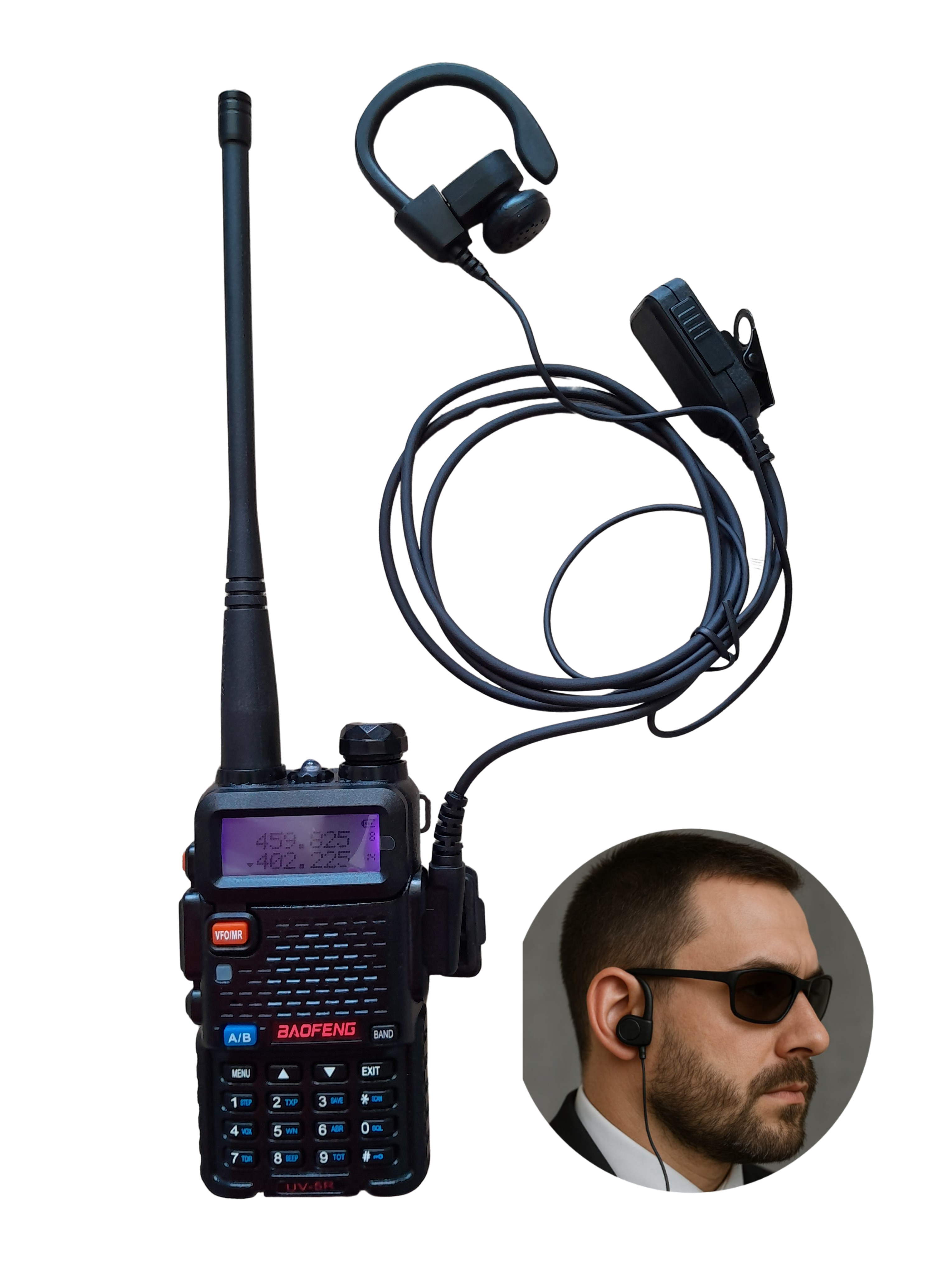 MANOS LIBRES ESCOLTA PARA RADIO BAOFENG